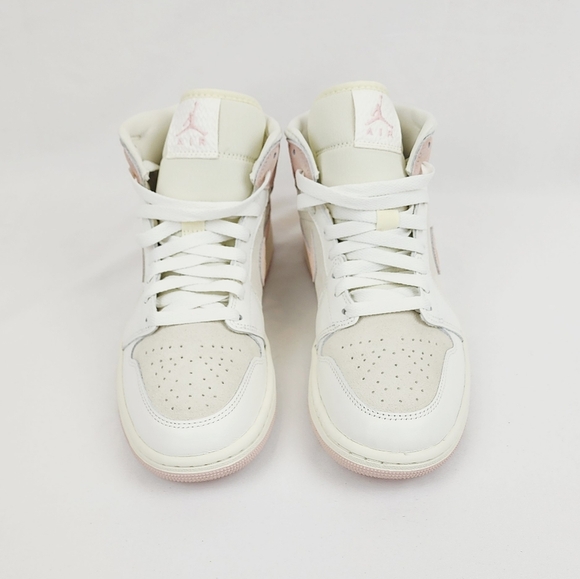 Air Jordan 1 Mid SE Sneakers Coconut Milk/Sail/Legend Pink 🔥FIRM PRICE 🔥 - Picture 9 of 16